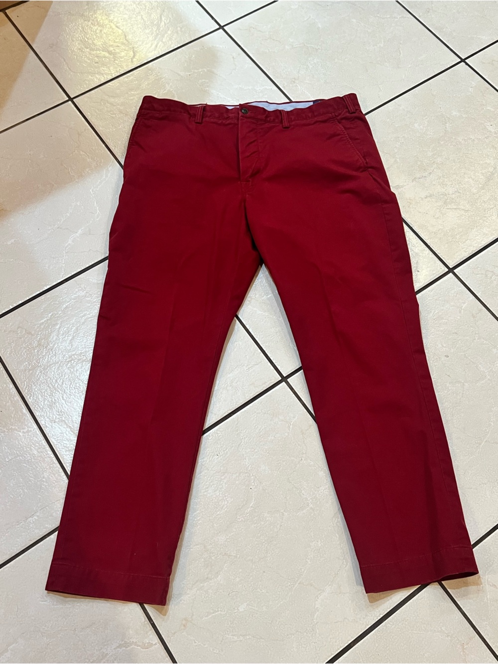Ralph Lauren Deep Red Men's Chino Pants size 38X28.5
